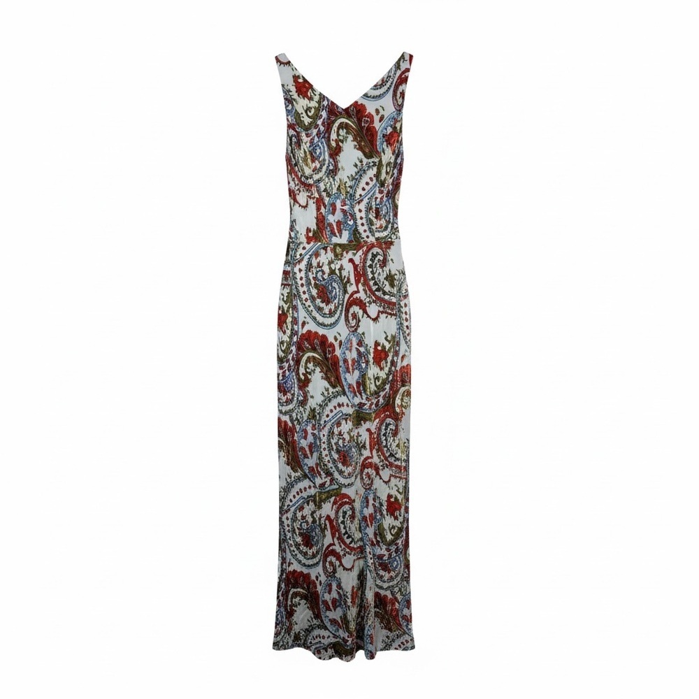 2OH Threads - Two Old Hippies Silk Paisley Maxi Dress - SKU 1129